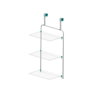 SECHOIR DE PORTE/DOUCHE U 11M 53,5X33X87CM BLANC-2